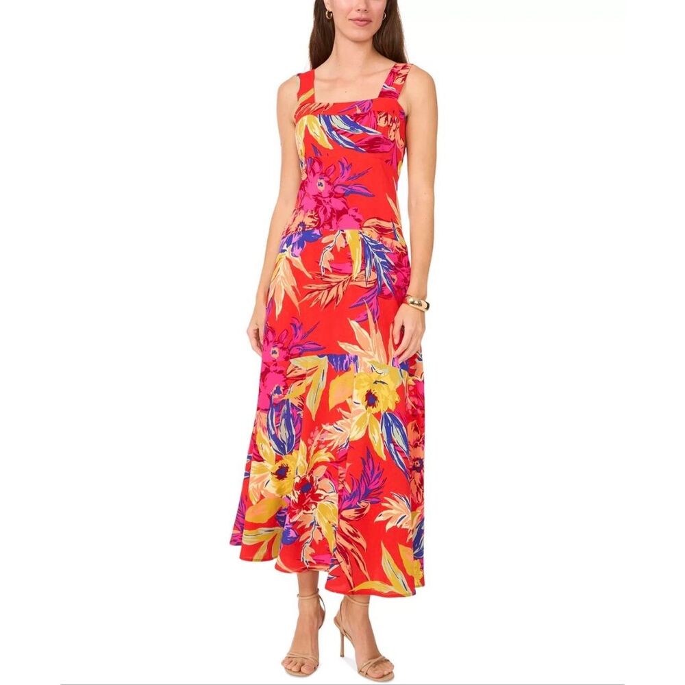Tropical Print Sundress Size Large NWOT